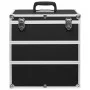 Schminkkoffer 37x24x40 cm schwarzes Aluminium von vidaXL, Kulturbeutel - Ref: Foro24-91840, Preis: 68,57 €, Rabatt: %