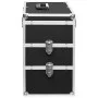 Schminkkoffer 37x24x40 cm schwarzes Aluminium von vidaXL, Kulturbeutel - Ref: Foro24-91840, Preis: 68,57 €, Rabatt: %