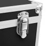 Schminkkoffer 37x24x40 cm schwarzes Aluminium von vidaXL, Kulturbeutel - Ref: Foro24-91840, Preis: 68,57 €, Rabatt: %