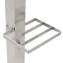Columna de agua de jardín acero inoxidable cuadrada 95 cm de vidaXL, Sistemas de riego - Ref: Foro24-45455, Precio: 155,50 €,...