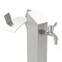 Columna de agua de jardín acero inoxidable cuadrada 95 cm de vidaXL, Sistemas de riego - Ref: Foro24-45455, Precio: 155,50 €,...