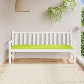 Gartenbankauflage Oxford-Stoff hellgrün 180x50x7 cm von vidaXL, Kissen für Stühle und Sofas - Ref: Foro24-314979, Preis: 26,6...