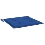 Gartenstuhlkissen, 2 Stück, blauer Oxford-Stoff, 40 x 40 x 3 cm von vidaXL, Kissen für Stühle und Sofas - Ref: Foro24-314023,...