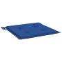 Gartenstuhlkissen, 2 Stück, blauer Oxford-Stoff, 40 x 40 x 3 cm von vidaXL, Kissen für Stühle und Sofas - Ref: Foro24-314023,...
