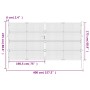 Anthrazitgraues Gartentor aus Stahl 400x225 cm von vidaXL, Gartentore - Ref: Foro24-154575, Preis: 989,55 €, Rabatt: %