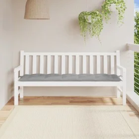 Gartenbankauflage Oxford-Stoff grau 180x50x7 cm von vidaXL, Kissen für Stühle und Sofas - Ref: Foro24-314969, Preis: 24,58 €,...