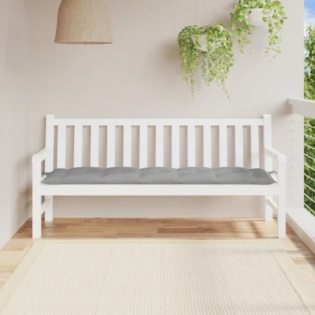 Garden bench cushion Oxford fabric gray 180x50x7 cm by vidaXL, Cushions for chairs and sofas - Ref: Foro24-314969, Price: 24,...
