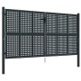 Anthrazitgraues Gartentor aus Stahl 300x200 cm von vidaXL, Gartentore - Ref: Foro24-154568, Preis: 745,03 €, Rabatt: %