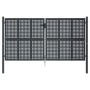 Anthrazitgraues Gartentor aus Stahl 300x200 cm von vidaXL, Gartentore - Ref: Foro24-154568, Preis: 745,03 €, Rabatt: %