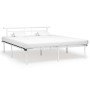 Estructura de cama sin colchón metal blanco 180x200 cm