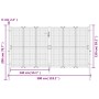 Anthrazitgraues Gartentor aus Stahl 300x200 cm von vidaXL, Gartentore - Ref: Foro24-154568, Preis: 745,03 €, Rabatt: %