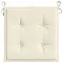 Garden Chair Cushions 4 Pcs Cream Oxford Fabric 50x50x3 cm by vidaXL, Cushions for chairs and sofas - Ref: Foro24-314042, Pri...