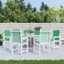 Gartenstuhlkissen mit niedriger Rückenlehne, 6 Stück, grüner Oxford-Stoff von vidaXL, Kissen für Stühle und Sofas - Ref: Foro...