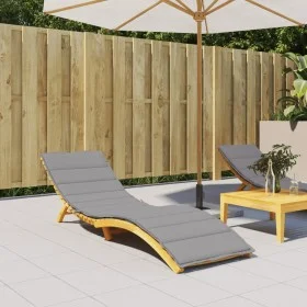 Liegekissen aus grauem Oxford-Stoff, 200 x 50 x 3 cm von vidaXL, Kissen für Stühle und Sofas - Ref: Foro24-314189, Preis: 33,...