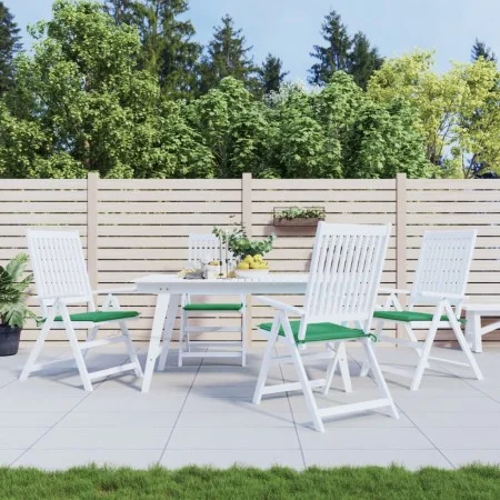 Gartenstuhlkissen 4 Stück aus grünem Oxford-Stoff 50x50x3 cm von vidaXL, Kissen für Stühle und Sofas - Ref: Foro24-314048, Pr...