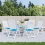 Gartensesselkissen 6 Stück Oxford-Stoff blau 50x50x3 cm von vidaXL, Kissen für Stühle und Sofas - Ref: Foro24-314047, Preis: ...