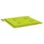 Cojines de silla de jardín 4 uds tela Oxford verde 50x50x3 cm de vidaXL, Cojines para sillas y sofás - Ref: Foro24-314063, Pr...