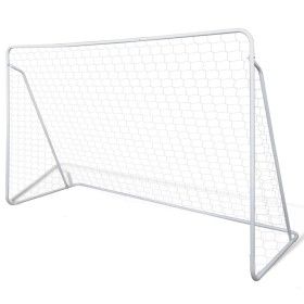 Portería de fútbol acero de alta calidad 240x90 x150 cm de vidaXL, Porterías de fútbol - Ref: Foro24-90572, Precio: 63,21 €, ...