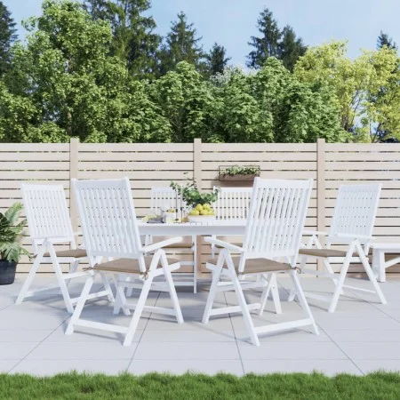 Gartensesselkissen 6 Stück Oxford-Stoff in Taupe 50x50x3 cm von vidaXL, Kissen für Stühle und Sofas - Ref: Foro24-314055, Pre...