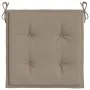 Gartensesselkissen 6 Stück Oxford-Stoff in Taupe 50x50x3 cm von vidaXL, Kissen für Stühle und Sofas - Ref: Foro24-314055, Pre...