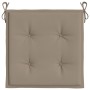Gartensesselkissen 6 Stück Oxford-Stoff in Taupe 50x50x3 cm von vidaXL, Kissen für Stühle und Sofas - Ref: Foro24-314055, Pre...