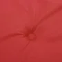 Cojín silla jardín respaldo bajo 6 uds tela Oxford rojo de vidaXL, Cojines para sillas y sofás - Ref: Foro24-314137, Precio: ...