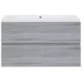 Sonoma gray plywood bathroom cabinet with sink by vidaXL, bathroom vanities - Ref: Foro24-3120343, Price: 197,27 €, Discount: %
