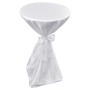 2 white tablecloths of 80 cm with bow by vidaXL, Covers - Ref: Foro24-241189, Price: 33,28 €, Discount: %