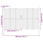 Gartentor Anthrazitgrau Stahl 300x225 cm von vidaXL, Gartentore - Ref: Foro24-154569, Preis: 865,16 €, Rabatt: %