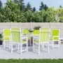 Gartenstuhlkissen mit niedriger Rückenlehne, 6 Stück, hellgrüner Oxford-Stoff von vidaXL, Kissen für Stühle und Sofas - Ref: ...