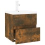Bathroom furniture with smoked oak plywood sink by vidaXL, bathroom vanities - Ref: Foro24-3152858, Price: 120,46 €, Discount: %