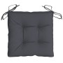 Gartenstuhlkissen 4 Stück anthrazitfarbener Oxford-Stoff 40x40x7 cm von vidaXL, Kissen für Stühle und Sofas - Ref: Foro24-314...