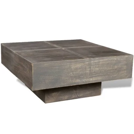 Square Solid Brown Mango Wood Coffee Table by vidaXL, Coffee table - Ref: Foro24-241133, Price: 195,12 €, Discount: %
