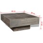 Square Solid Brown Mango Wood Coffee Table by vidaXL, Coffee table - Ref: Foro24-241133, Price: 198,33 €, Discount: %