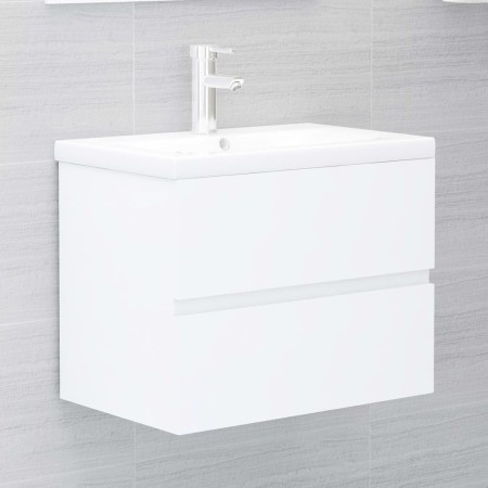 White engineered wood sink cabinet by vidaXL, bathroom vanities - Ref: Foro24-3071540, Price: 160,29 €, Discount: %