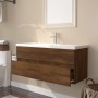 Badmöbel mit Waschbecken Sperrholz braune Eiche von vidaXL, Badezimmerwaschtische - Ref: Foro24-3152887, Preis: 310,40 €, Rab...