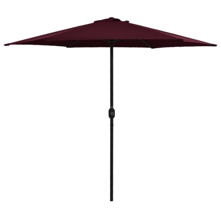 Sombrilla de jardín con palo de aluminio rojo burdeos 270x246cm de vidaXL, Sombrillas - Ref: Foro24-47348, Precio: 69,02 €, D...