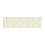 Cojín de banco de jardín tela Oxford blanco crema 180x50x7 cm de vidaXL, Cojines para sillas y sofás - Ref: Foro24-314970, Pr...