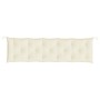 Gartenbankauflage Oxford-Stoff cremeweiß 180x50x7 cm von vidaXL, Kissen für Stühle und Sofas - Ref: Foro24-314970, Preis: 18,...