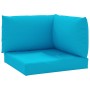 Palettenkissen 3 Einheiten hellblauer Oxford-Stoff von vidaXL, Kissen für Stühle und Sofas - Ref: Foro24-315068, Preis: 44,93...