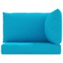 Palettenkissen 3 Einheiten hellblauer Oxford-Stoff von vidaXL, Kissen für Stühle und Sofas - Ref: Foro24-315068, Preis: 44,93...
