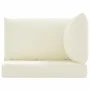 Palettenkissen, 3 Stück, weiß-cremefarbener Oxford-Stoff von vidaXL, Kissen für Stühle und Sofas - Ref: Foro24-315066, Preis:...