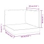 Palettenkissen, 3 Stück, weiß-cremefarbener Oxford-Stoff von vidaXL, Kissen für Stühle und Sofas - Ref: Foro24-315066, Preis:...