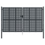 Puerta de jardín acero gris antracita 300x250 cm de vidaXL, Puertas de jardín - Ref: Foro24-154570, Precio: 956,70 €, Descuen...