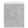 Mueble con lavabo madera de ingeniería gris hormigón de vidaXL, Tocadores de baño - Ref: Foro24-3071553, Precio: 184,55 €, De...