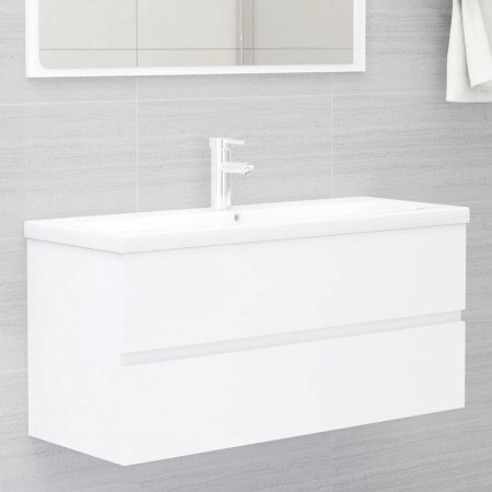 Mueble con lavabo madera de ingeniería blanco de vidaXL, Tocadores de baño - Ref: Foro24-3071567, Precio: 310,26 €, Descuento: %