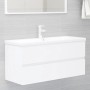Mueble con lavabo madera de ingeniería blanco de vidaXL, Tocadores de baño - Ref: Foro24-3071567, Precio: 310,26 €, Descuento: %