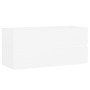 Mueble con lavabo madera de ingeniería blanco de vidaXL, Tocadores de baño - Ref: Foro24-3071567, Precio: 310,26 €, Descuento: %
