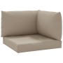 Palettenkissen, 3 Stück, grauer Taupé-Oxford-Stoff von vidaXL, Kissen für Stühle und Sofas - Ref: Foro24-315072, Preis: 67,28...