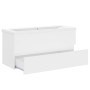 Mueble con lavabo madera de ingeniería blanco de vidaXL, Tocadores de baño - Ref: Foro24-3071567, Precio: 310,26 €, Descuento: %